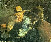 Michael Ancher fiskerne soren thy og thomas svendsen Spain oil painting artist
